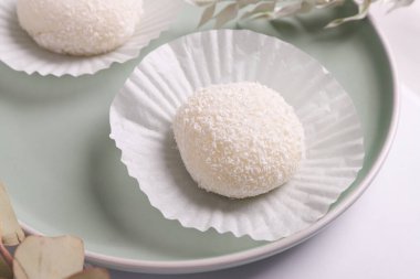 Mochi gerçek anlamda. Yüksek kalite fotoğraf