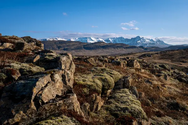 Mountain Landscape Fossatun Iceland Royalty Free Stock Images