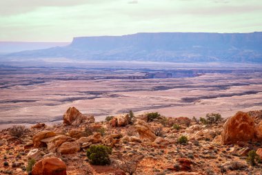 89. Otoyol 'daki Antilop Geçidi Vista' dan Grand Canyon Fissure, Navajo Nation