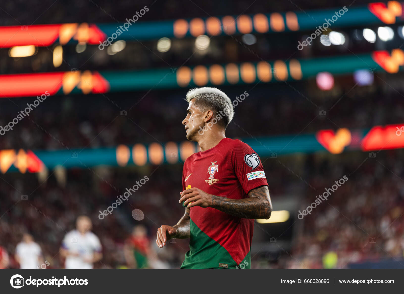 Joao Cancelo Uefa Euro 2024 Qualification Game National Teams Portugal