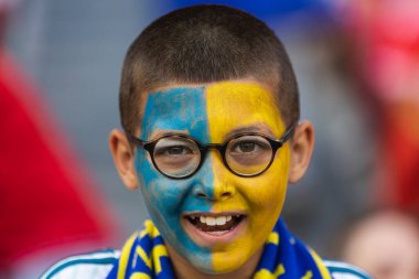 Portekiz ve Bosna-Hersek milli takımları arasında Estadio Da Luz, Lizbon, Portekiz 'de oynanan UEFA Euro 2024 ön eleme maçındaki taraftarlar. (Maciej Rogowski)