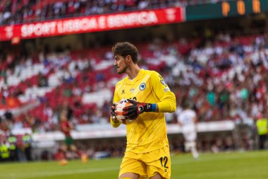 Portekiz ve Bosna-Hersek milli takımları arasında Estadio Da Luz, Lizbon, Portekiz 'de oynanan UEFA Euro 2024 ön eleme maçında İbrahim Sehiç. (Maciej Rogowski)