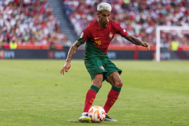 Joao Cancelo UEFA Euro 2024 ön eleme maçında Portekiz ve Bosna-Hersek milli takımları arasında Estadio Da Luz, Lizbon, Portekiz 'de oynandı. (Maciej Rogowski)