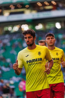 Portekiz, Lizbon 'da Estadio Jose Alvalade' de, Sporting CP ve Villarreal CF arasında oynanan Trofeu Cinco Violinos maçında Santi Comesana. (Maciej Rogowski)