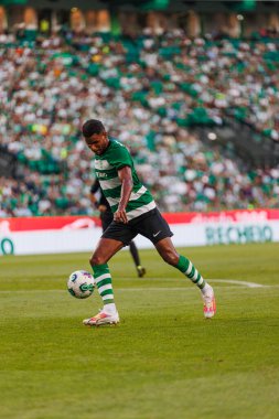 Matheus Reis, Trofeu Cinco Violinos maçında Estadio Jose Alvalade, Lizbon 'da Sporting CP ve Villarreal CF arasında oynamıştı. (Maciej Rogowski)