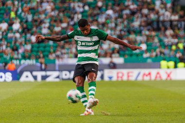Matheus Reis, Trofeu Cinco Violinos maçında Estadio Jose Alvalade, Lizbon 'da Sporting CP ve Villarreal CF arasında oynamıştı. (Maciej Rogowski)