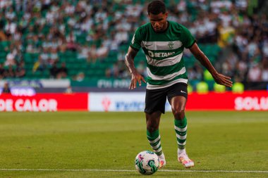 Matheus Reis, Trofeu Cinco Violinos maçında Estadio Jose Alvalade, Lizbon 'da Sporting CP ve Villarreal CF arasında oynamıştı. (Maciej Rogowski)