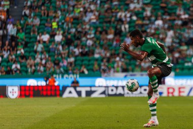 Matheus Reis, Trofeu Cinco Violinos maçında Estadio Jose Alvalade, Lizbon 'da Sporting CP ve Villarreal CF arasında oynamıştı. (Maciej Rogowski)