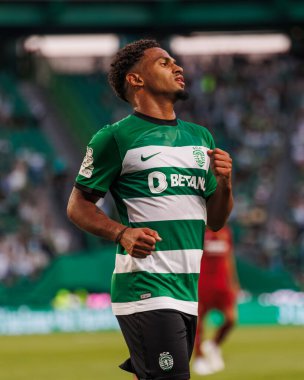 Marcus Edwards Trofeu Cinco Violinos maçında Sporting CP ve Villarreal CF arasında Estadio Jose Alvalade, Lizbon, Portekiz 'de oynanan dostça bir maçtı. (Maciej Rogowski)