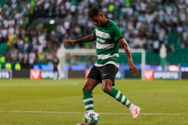 Matheus Reis, Trofeu Cinco Violinos maçında Estadio Jose Alvalade, Lizbon 'da Sporting CP ve Villarreal CF arasında oynamıştı. (Maciej Rogowski)