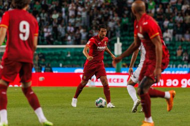 Dani Parejo, Trofeu Cinco Violinos maçında Sporting CP ve Villarreal CF arasında Estadio Jose Alvalade, Lizbon, Portekiz 'de oynanan dostça bir maçtı. (Maciej Rogowski)