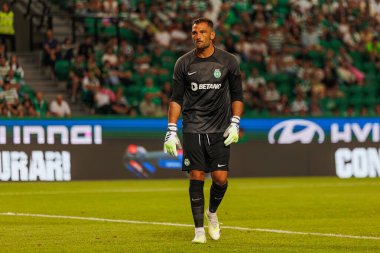 Antonio Adan, Trofeu Cinco Violinos maçında Sporting CP ve Villarreal CF arasında Lizbon, Estadio Jose Alvalade 'de oynanan dostça bir maçtı. (Maciej Rogowski)