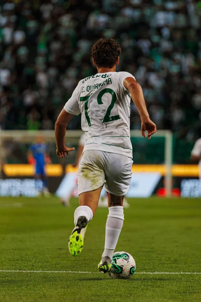 Eduardo Quaresma Durante Jogo Friendly Durante Trofeu Cinco Violinos Entre — Fotografia de Stock