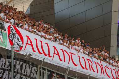 Yuri Ribeiro PKO BP Ekstraklasa 2023 / 24 maçında Legia Warszawa ve LKS Lodz arasında Marshall Jozef Plisudski 'nin Legia, Varşova, Polonya Belediye Stadyumu' nda. (Maciej Rogowski)