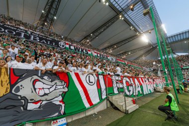 Yuri Ribeiro PKO BP Ekstraklasa 2023 / 24 maçında Legia Warszawa ve LKS Lodz arasında Marshall Jozef Plisudski 'nin Legia, Varşova, Polonya Belediye Stadyumu' nda. (Maciej Rogowski)