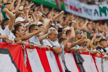 Yuri Ribeiro PKO BP Ekstraklasa 2023 / 24 maçında Legia Warszawa ve LKS Lodz arasında Marshall Jozef Plisudski 'nin Legia, Varşova, Polonya Belediye Stadyumu' nda. (Maciej Rogowski)