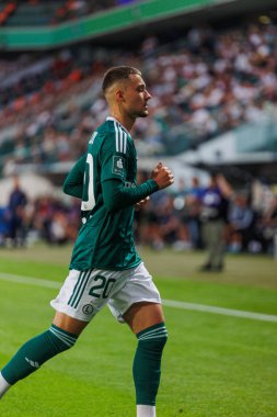 Yuri Ribeiro PKO BP Ekstraklasa 2023 / 24 maçında Legia Warszawa ve LKS Lodz arasında Marshall Jozef Plisudski 'nin Legia, Varşova, Polonya Belediye Stadyumu' nda. (Maciej Rogowski)