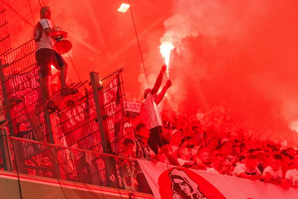 Yuri Ribeiro Pko Ekstraklasa 2023 Maçında Legia Warszawa Lks Lodz — Stok fotoğraf
