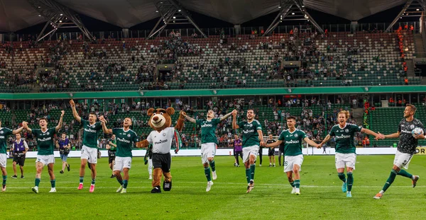 stock image Yuri Ribeiro during  PKO BP Ekstraklasa 2023/24 game between Legia Warszawa and  LKS Lodz at  Marshall Jozef Plisudski's Municipal Stadium of Legia, Warsaw, Poland. (Maciej Rogowski)