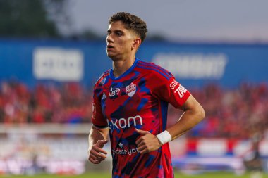 Ben Lederman, 2023 / 24 UEFA Şampiyonlar Ligi eleme turu sırasında Rakow Czestochowa ve Qarabag FK arasında Miejski Stadion Pilkarski RKS Rakow Czestochowa, Czestochowa, Polonya 'da oynandı. (Maciej Rogowski)