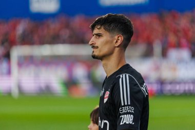 Vladan Kovaceviç, 2023 / 24 UEFA Şampiyonlar Ligi eleme turu sırasında Rakow Czestochowa ile Kazag FK arasında oynanan Miejski Stadion Pilkarski RKS Rakow Czestochowa, Czestochowa, Polonya. (Maciej Rogowski)