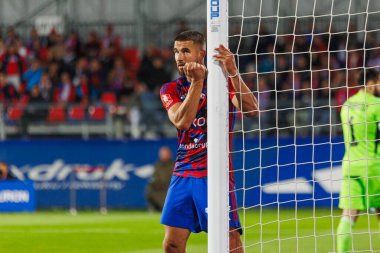 Lukasz Zwolinski UEFA Şampiyonlar Ligi 2023 / 24 2. eleme turu sırasında Rakow Czestochowa ve Qarabag FK arasında Miejski Stadion Pilkarski RKS Rakow Czestochowa, Czestochowa, Polonya. (Maciej Rogowski)