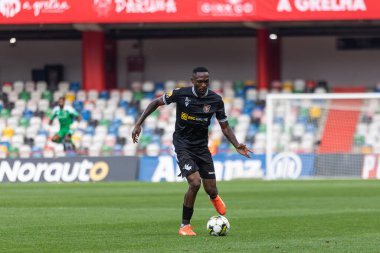 Portekiz Ligi 2022 / 23 maçında Duplexe Tchamba Estadio 'da Casa Pia AC ile GD Estoril Praia arasında oynanan Estadio Dr. Magalhaes Pessoa, Leiria, Portekiz. (Maciej Rogowski)