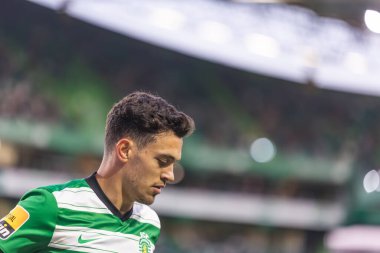 Portekiz Ligi 2022 / 23 maçında Pedro Goncalves Estadio Jose Alvalade, Lizbon, Portekiz 'de Sporting CP ve CS Maritimo arasında. (Maciej Rogowski)