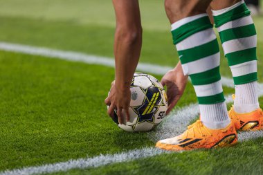 Portekiz Ligi 2022 / 23 maçında Pedro Goncalves Estadio Jose Alvalade, Lizbon, Portekiz 'de Sporting CP ve CS Maritimo arasında. (Maciej Rogowski)