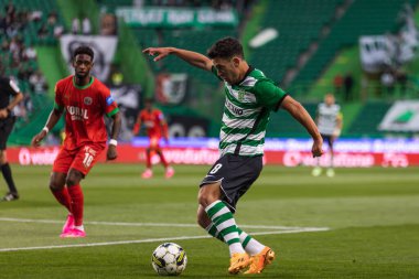 Liga Portekiz 2022 / 23 maçında Estadio Jose Alvalade, Lizbon, Portekiz 'de CP ve CS Maritimo arasında X maçı vardı. (Maciej Rogowski)