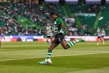 Liga Portugal 2022 / 23 maçında Matheus Reis, Estadio Jose Alvalade, Lizbon, Portekiz 'de Sporting CP ve CS Maritimo arasında. (Maciej Rogowski)