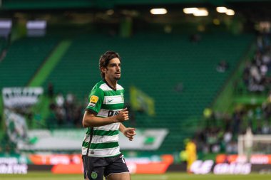 Francisco Trincao Liga Portekiz 2022 / 23 maçında Estadio Jose Alvalade, Lizbon, Portekiz 'de Sporting CP ve CS Maritimo arasında. (Maciej Rogowski)