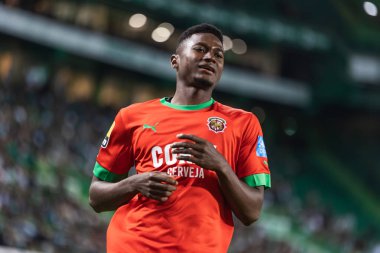 Liga Portekiz 2022 / 23 maçında Moises Mosquera, Estadio Jose Alvalade, Lizbon, Portekiz 'de Sporting CP ve CS Maritimo arasında. (Maciej Rogowski)