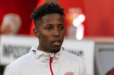 Portekiz Ligi 2022 / 23 maçında SL Benfica ve SC Braga arasında Estadio Da Luz, Lisboa, Portekiz 'de oynanan maçta Simon Banza. (Maciej Rogowski)