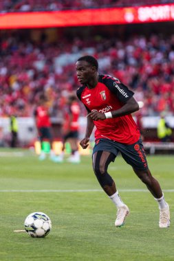 Portekiz 'deki Estadio Da Luz, Lisboa' da oynayan SL Benfica ile SC Braga arasında oynanan 2022 / 23 maçında Bruma. (Maciej Rogowski)