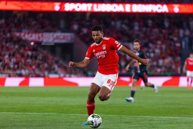 Portekiz Ligi 2022 / 23 maçında Goncalo Ramos SL Benfica ve SC Braga arasında Estadio Da Luz, Lisboa, Portekiz 'de oynandı. (Maciej Rogowski)