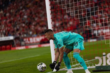 Portekiz Ligi 2022 / 23 maçında SL Benfica ve SC Braga arasında Estadio Da Luz, Lisboa, Portekiz 'de oynanan Odysseas Vlachodimos maçı. (Maciej Rogowski)