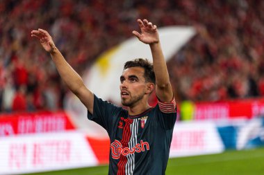 Liga Portekiz 2022 / 23 maçında Ricardo Horta SL Benfica ve SC Braga arasında Estadio Da Luz, Lisboa, Portekiz 'de oynandı. (Maciej Rogowski)