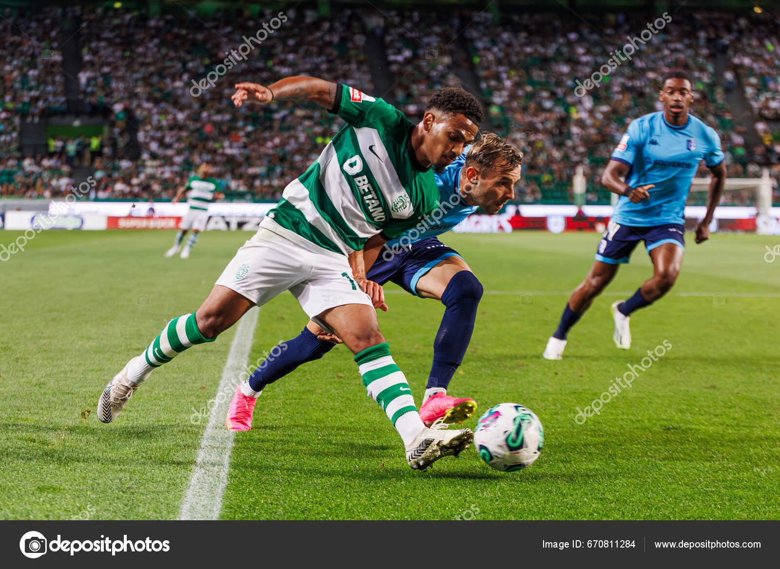 Bruno Wilson, Viktor Gyokeres during Liga Portugal 23 24 game between  Sporting CP and FC Vizela