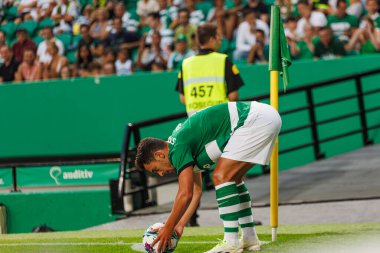Portekiz, Lizbon 'daki Estadio Jose Alvalade' de, Sporting CP ve FC Vizela arasında oynanan Liga Portekiz maçında Pedro Goncalves. (Maciej Rogowski)