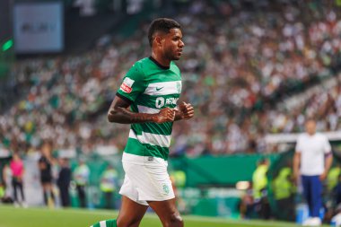 Matheus Reis, Liga Portekiz maçında Sporting CP ve FC Vizela arasında Estadio Jose Alvalade, Lizbon, Portekiz 'de oynanan maçta. (Maciej Rogowski)
