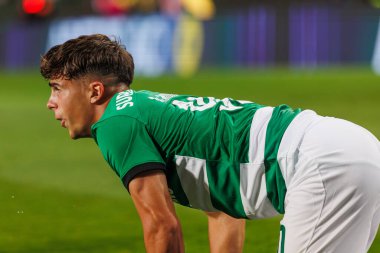 Afonso Moreira, Liga Portekiz maçında Sporting CP ve FC Vizela arasında Estadio Jose Alvalade, Lizbon, Portekiz 'de oynanan maçta. (Maciej Rogowski)