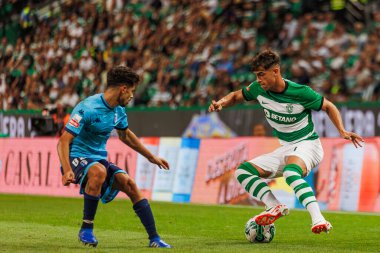 x, Liga Portekiz maçında Sporting CP ve FC Vizela arasında Estadio Jose Alvalade, Lizbon, Portekiz 'de oynanmıştır. (Maciej Rogowski)