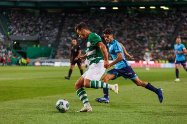 x, Liga Portekiz maçında Sporting CP ve FC Vizela arasında Estadio Jose Alvalade, Lizbon, Portekiz 'de oynanmıştır. (Maciej Rogowski)