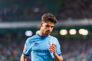 Portekiz 'in Lizbon şehrinde Estadio Jose Alvalade' de oynayan Sporting CP ve FC Vizela arasında oynanan Liga maçında Tomas Silva. (Maciej Rogowski)