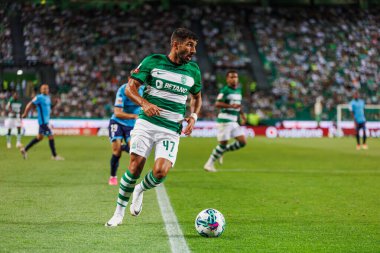 Portekiz Ligi maçında Ricardo Esgaio, Portekiz 'in başkenti Lizbon' da Estadio Jose Alvalade 'de Sporting CP ile FC Vizela arasında 23 / 24 maç yaptı. (Maciej Rogowski)
