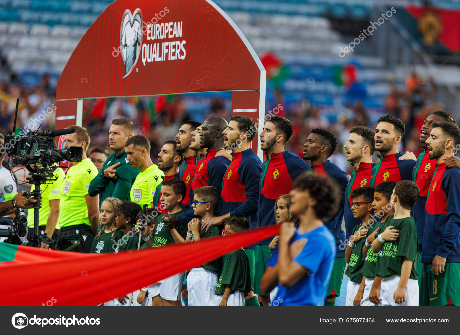 Players Portugal Game Anthem Uefa Euro 2024 Qualifying Game National   Depositphotos 675977464 Stock Photo Players Portugal Game Anthem Uefa 