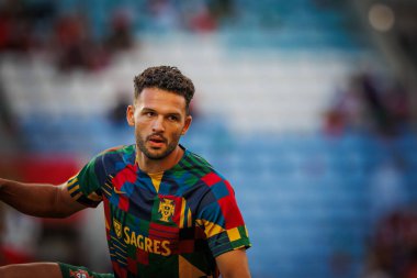 Goncalo Ramos UEFA Euro 2024 eleme maçında Portekiz ve Lüksemburg milli takımları arasında Estadio Algarve, Faro 'da oynandı. (Maciej Rogowski)