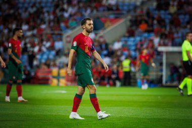 UEFA Euro 2024 eleme maçında Portekiz ve Lüksemburg milli takımları arasında Estadio Algarve, Faro 'da oynanan Bernardo Silva. (Maciej Rogowski)