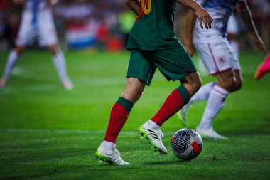 UEFA Euro 2024 eleme maçında Portekiz ve Lüksemburg milli takımları arasında Estadio Algarve, Faro 'da oynanan Bernardo Silva. (Maciej Rogowski)